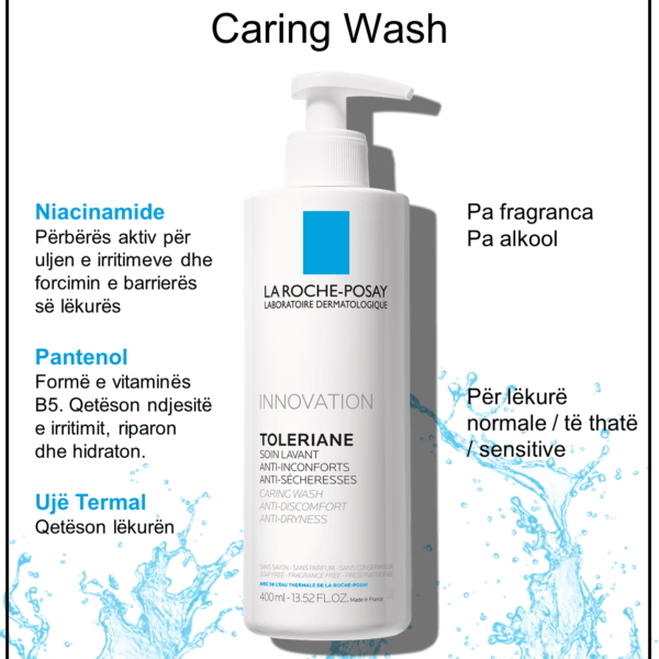 La Roche Posay Toleriane Caring Wash 400ml Skindressed