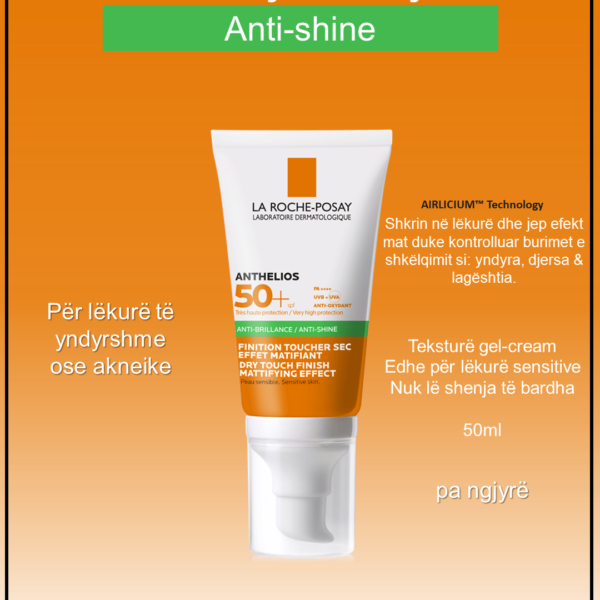 La Roche Posay Anthelios Dry Touch SPF 50+ Anti-Shine 50ml Skindressed
