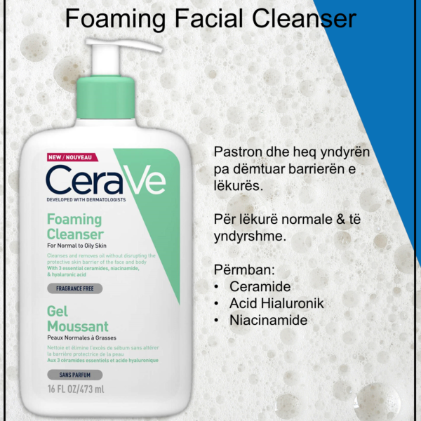CeraVe Foaming Cleanser 473ml Skindressed