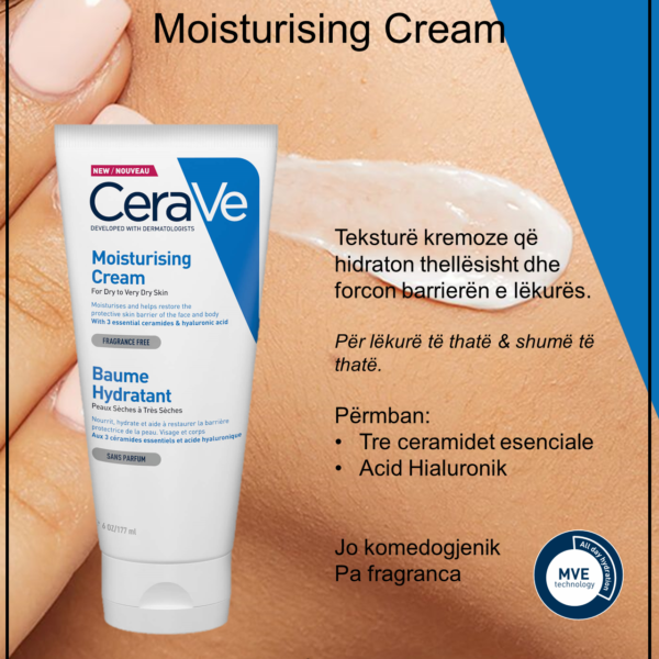 CeraVe Moisturising Cream 177ml for Face/Body Skindressed
