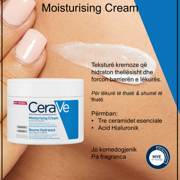 CeraVe Moisturising Cream 340gr for Face/Body Skindressed