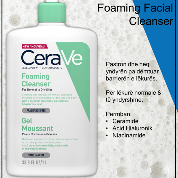 CeraVe Foaming Cleanser 1LT Skindressed