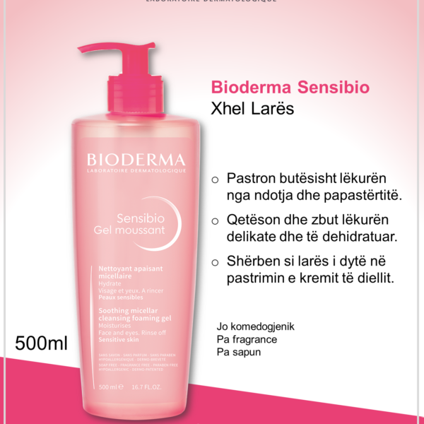 Bioderma Sensibio H2O Micellar Water 500ml Skindressed
